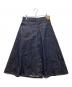 45R (フォーティファイブ・アール) ライ麦デニムのクロスオーバースカート（一張羅） インディゴ サイズ:2：24000円