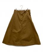 45Rフォーティファイブ・アール）の古着「高密度ダックのフレアスカート」｜ブラウン