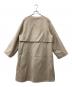 GALERIE VIE (ギャルリーヴィー) ウールダブルフェイス カラーレス トレンチコート ベージュ サイズ:Free：25000円
