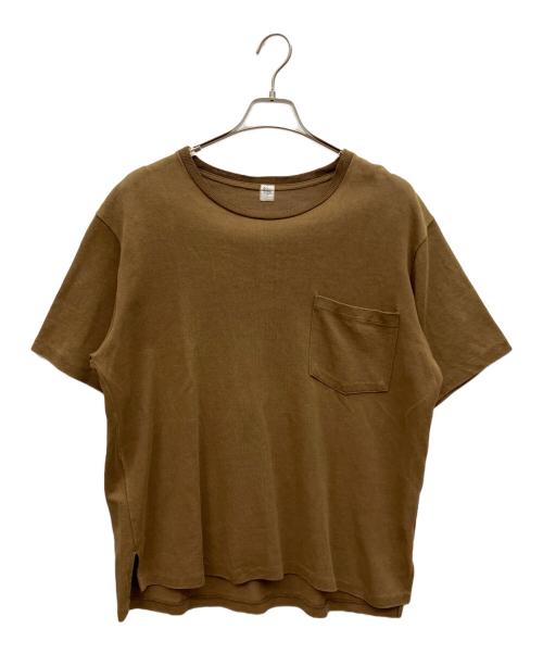 KAPTAIN SUNSHINE（キャプテンサンシャイン）KAPTAIN SUNSHINE (キャプテンサンシャイン) 和紙 Pocket Tee ブラウン サイズ:36の古着・服飾アイテム