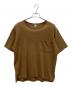KAPTAIN SUNSHINE（キャプテンサンシャイン）の古着「和紙 Pocket Tee」｜ブラウン