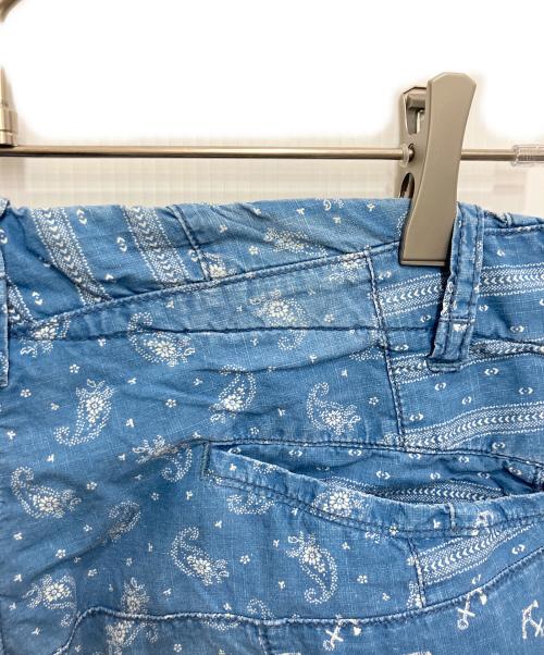 POLO RALPH LAUREN（ポロ・ラルフローレン）POLO RALPH LAUREN (ポロ・ラルフローレン) パッチワークショートパンツ ブルー サイズ:96cm (W38)の古着・服飾アイテム
