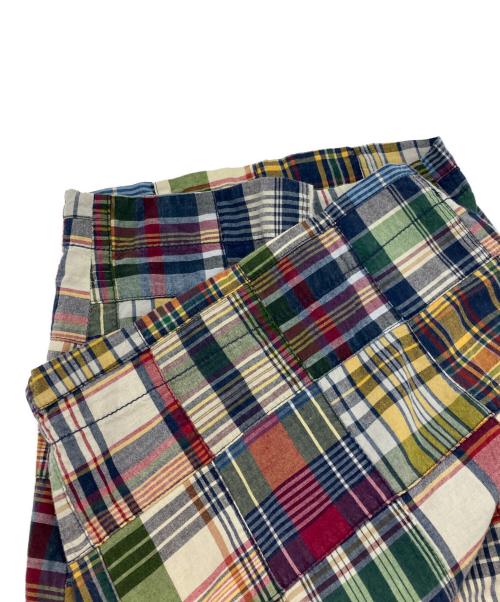 POLO RALPH LAUREN（ポロ・ラルフローレン）POLO RALPH LAUREN (ポロ・ラルフローレン) パッチワークショートパンツ ネイビー サイズ:38の古着・服飾アイテム