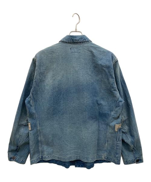 RRL（ダブルアールエル）RRL (ダブルアールエル) デニムカバーオール ブルー サイズ:XLの古着・服飾アイテム