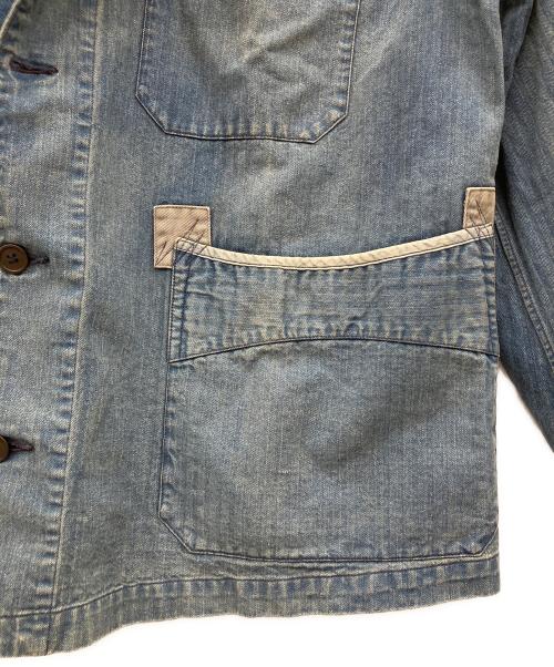 RRL（ダブルアールエル）RRL (ダブルアールエル) デニムカバーオール ブルー サイズ:XLの古着・服飾アイテム