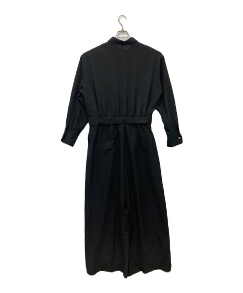 UNTITLED（アンタイトル）UNTITLED (アンタイトル) oggi (オッジ) 朝比奈 彩 シャツカラー オールインワン ブラック サイズ:44の古着・服飾アイテム