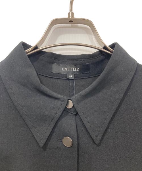 UNTITLED（アンタイトル）UNTITLED (アンタイトル) oggi (オッジ) 朝比奈 彩 シャツカラー オールインワン ブラック サイズ:44の古着・服飾アイテム