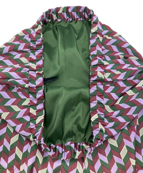 UNTITLED（アンタイトル）UNTITLED (アンタイトル) ジオメトリック柄イージーパンツ パープル サイズ:3の古着・服飾アイテム