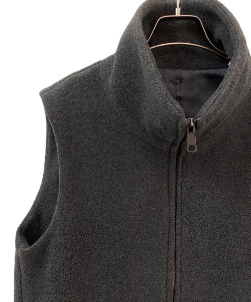 ETRE TOKYO（エトレトウキョウ）ETRE TOKYO (エトレトウキョウ) メルトン フリースベスト グレー サイズ:Freeの古着・服飾アイテム