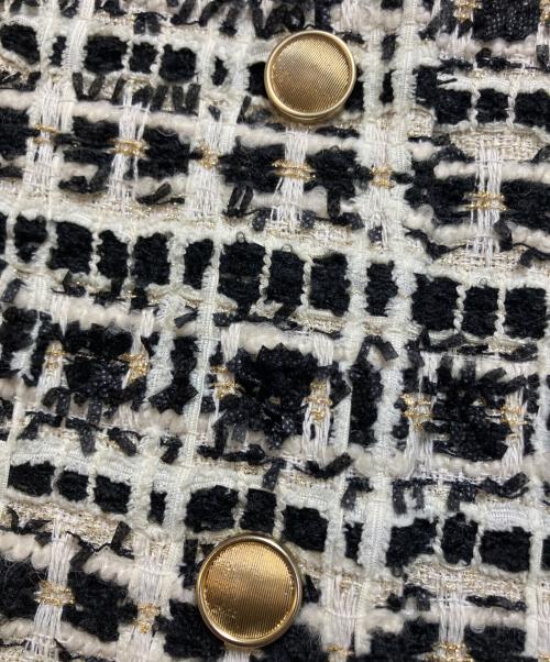 apart by lowrys（アパートバイローリーズ）apart by lowrys (アパートバイローリーズ) ツィードベスト ブラック サイズ:FREEの古着・服飾アイテム