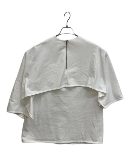 JIL SANDER（ジルサンダー）JIL SANDER (ジルサンダー) クルーネックTシャツ　ノースリーブカットソー ホワイト サイズ:Sの古着・服飾アイテム