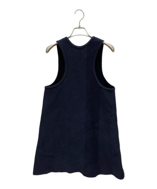 CELINE（セリーヌ）CELINE (セリーヌ) ミニドレス ネイビー サイズ:Sの古着・服飾アイテム