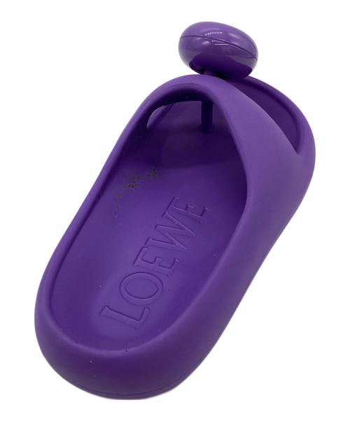 LOEWE（ロエベ）LOEWE (ロエベ) フォームスライド アナグラムラバーサンダル パープル サイズ:37の古着・服飾アイテム
