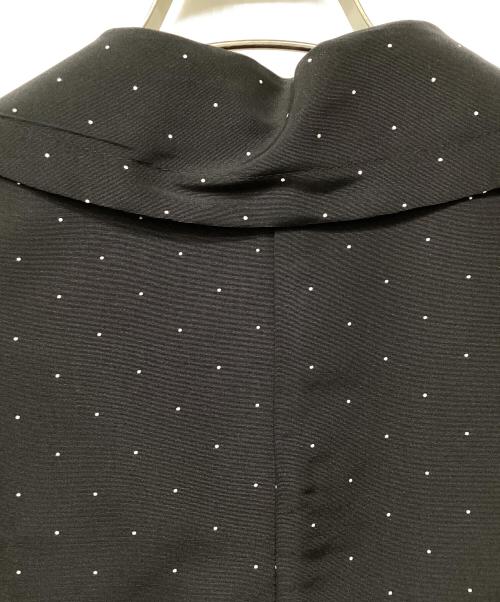 LOEWE（ロエベ）LOEWE (ロエベ) ドットシルクトレンチコート ブラック サイズ:40の古着・服飾アイテム