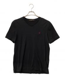 LOUIS VUITTON（ルイ ヴィトン）の古着「ロゴ刺繍Tシャツ」｜ブラック