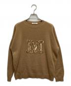 MaxMaraマックスマーラ）の古着「ウールカシミヤニット」｜ベージュ
