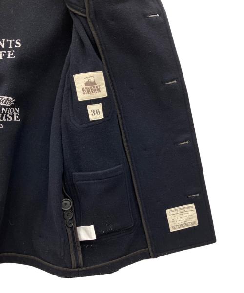 HACKNEY UNION WORKHOUSE（ハックニーユニオン ワークハウス）HACKNEY UNION WORKHOUSE (ハックニーユニオン ワークハウス) フィッシャーマンコート ネイビー サイズ:36の古着・服飾アイテム
