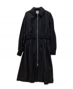 中古・古着通販】AKTE (アクテ) トリミングロングボアコート ホワイト