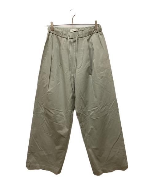 AMOMENTO（アモーメント）AMOMENTO (アモーメント) DRAWSTRING W／PT グリーン サイズ:Mの古着・服飾アイテム