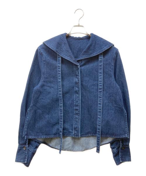 nagisa（ナギサ）nagisa (ナギサ) 7NaNatural (ナナチュラル) Adam et Rope (アダム エ ロペ) DENIM JACKET インディゴ サイズ:FREEの古着・服飾アイテム