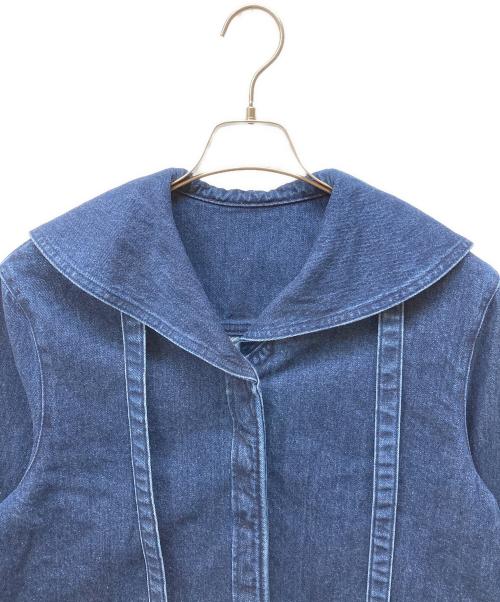 nagisa（ナギサ）nagisa (ナギサ) 7NaNatural (ナナチュラル) Adam et Rope (アダム エ ロペ) DENIM JACKET インディゴ サイズ:FREEの古着・服飾アイテム