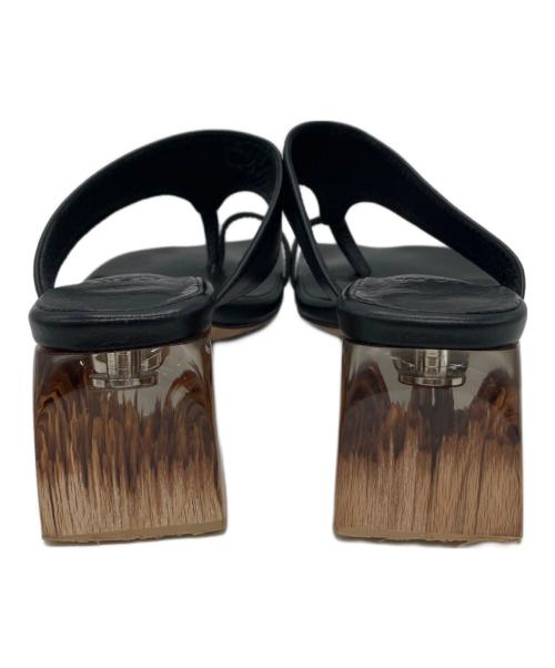 ALM.（アルム）ALM. (アルム) ERIMO LEATHER SANDALS ブラック サイズ:37の古着・服飾アイテム
