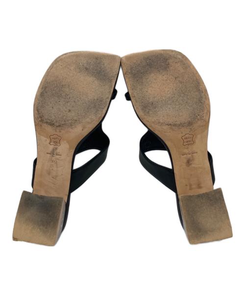 ALM.（アルム）ALM. (アルム) ERIMO LEATHER SANDALS ブラック サイズ:37の古着・服飾アイテム