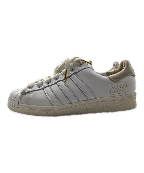 adidas（アディダス）adidas (アディダス) SUPERSTAR LUX TOMORROWLAND ホワイト×ベージュ サイズ:25㎝の古着・服飾アイテム