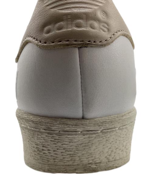 adidas（アディダス）adidas (アディダス) SUPERSTAR LUX TOMORROWLAND ホワイト×ベージュ サイズ:25㎝の古着・服飾アイテム