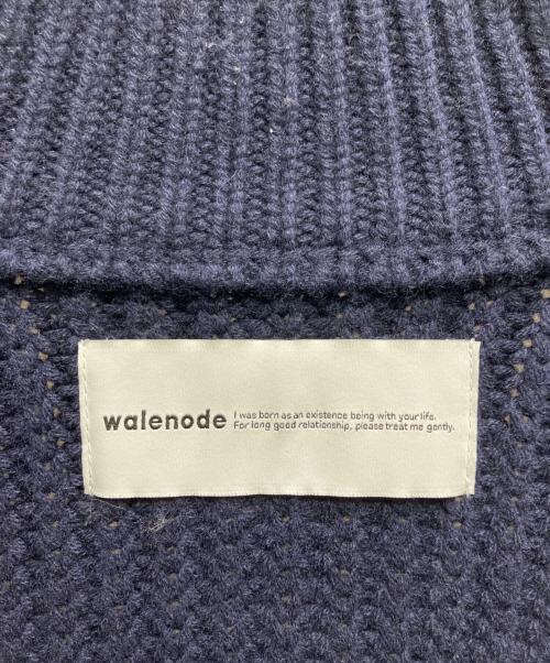 walenode（ウェルノード）walenode (ウェルノード) Basolan cashmere wool Futoune zip up vest ネイビー サイズ:1の古着・服飾アイテム