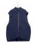walenode（ウェルノード）の古着「Basolan cashmere wool Futoune zip up vest」｜ネイビー