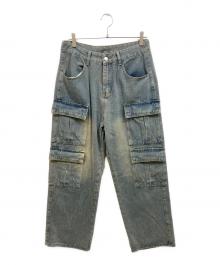 BGHB（バガーチ）の古着「バギーカーゴデニムパンツ」｜インディゴ