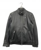 RATTLE TRAPラトルトラップ）の古着「シングルライダースレザージャケット」｜ブラック