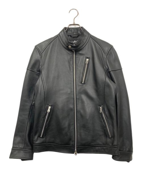 RATTLE TRAP（ラトルトラップ）RATTLE TRAP (ラトルトラップ) シングルライダースレザージャケット ブラック サイズ:Lの古着・服飾アイテム