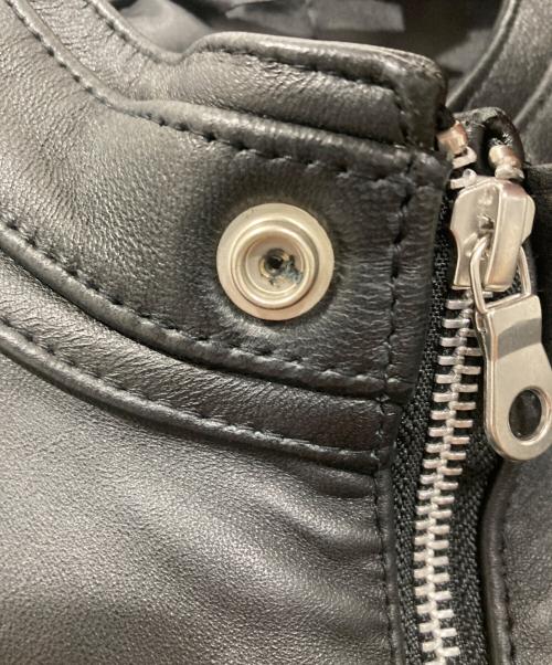 RATTLE TRAP（ラトルトラップ）RATTLE TRAP (ラトルトラップ) シングルライダースレザージャケット ブラック サイズ:Lの古着・服飾アイテム