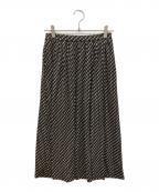 MACKINTOSH LONDONマッキントッシュ ロンドン）の古着「レインドロッププリントスカート」｜ブラック