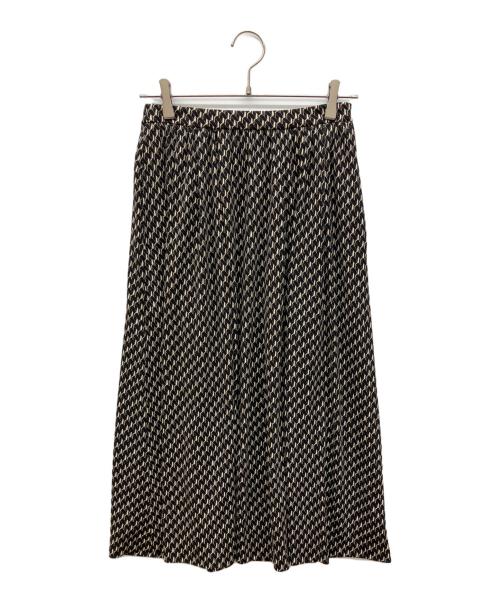 MACKINTOSH LONDON（マッキントッシュ ロンドン）MACKINTOSH LONDON (マッキントッシュ ロンドン) レインドロッププリントスカート ブラック サイズ:36の古着・服飾アイテム