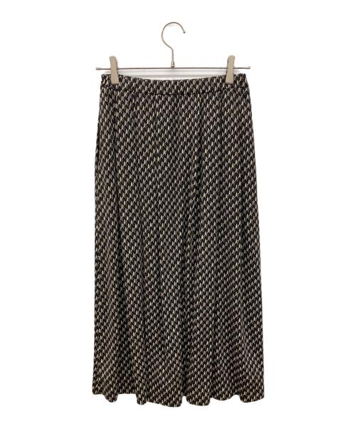 MACKINTOSH LONDON（マッキントッシュ ロンドン）MACKINTOSH LONDON (マッキントッシュ ロンドン) レインドロッププリントスカート ブラック サイズ:36の古着・服飾アイテム