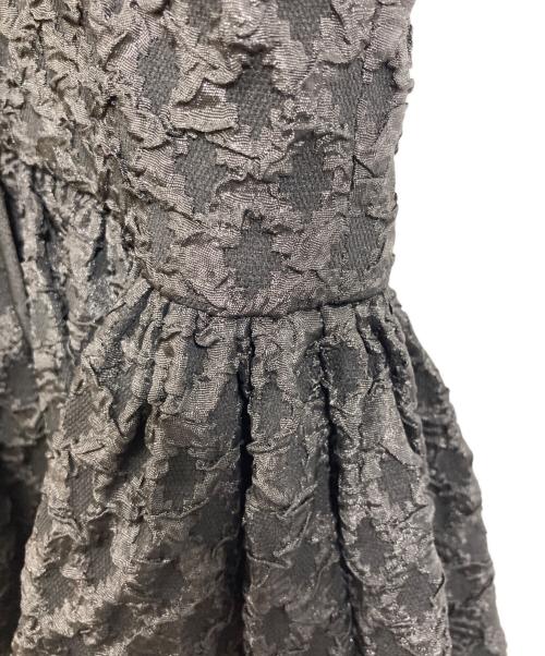 room306（ルームサンマルロクコンテンポラリー）room306 (ルームサンマルロクコンテンポラリー) ジャカードビスチェキャミワンピース ブラック サイズ:Sの古着・服飾アイテム