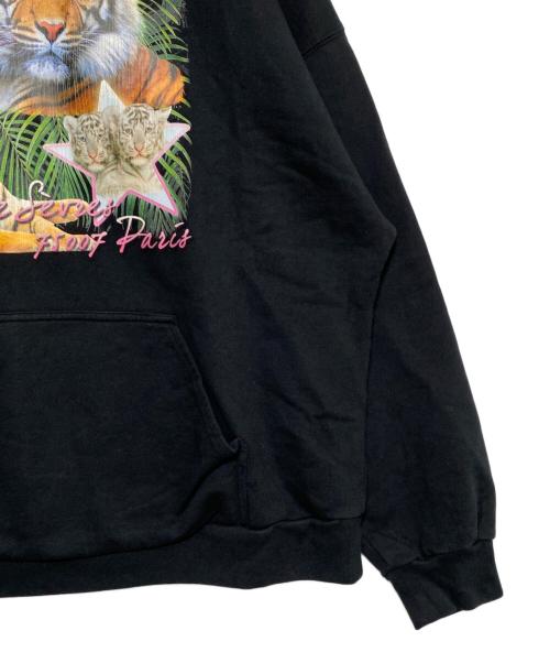 BALENCIAGA（バレンシアガ）BALENCIAGA (バレンシアガ) Tiger Hoodie ブラック サイズ:2の古着・服飾アイテム