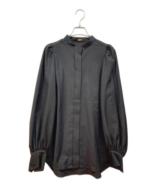 L'appartement（アパルトモン）L'appartement (アパルトモン) Lisiere (リジェール) Washable Gather Blouse ブラック サイズ:表記無しの古着・服飾アイテム