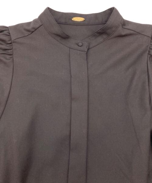 L'appartement（アパルトモン）L'appartement (アパルトモン) Lisiere (リジェール) Washable Gather Blouse ブラック サイズ:表記無しの古着・服飾アイテム