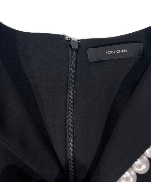 YOKO CHAN（ヨーコチャン）YOKO CHAN (ヨーコチャン) パールワンピース ブラック サイズ:40の古着・服飾アイテム