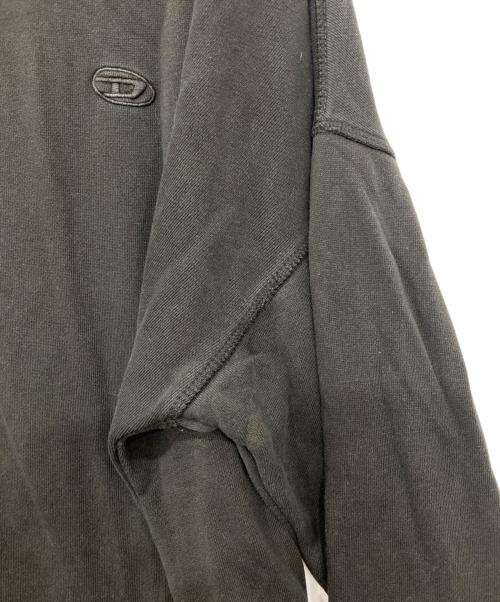DIESEL（ディーゼル）DIESEL (ディーゼル) Dロゴスウェットワンピース ブラック サイズ:Lの古着・服飾アイテム