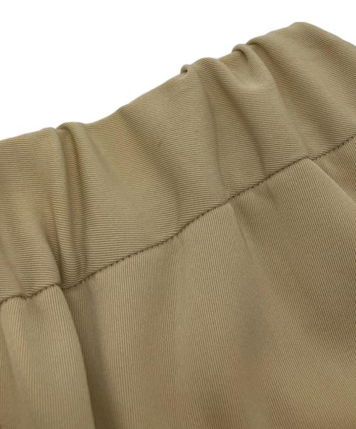 journal standard L'essage（ジャーナルスタンダード レサージュ）journal standard L'essage (ジャーナルスタンダード レサージュ) ドライツイルタックパンツ　ワイドパンツ ベージュ サイズ:36の古着・服飾アイテム