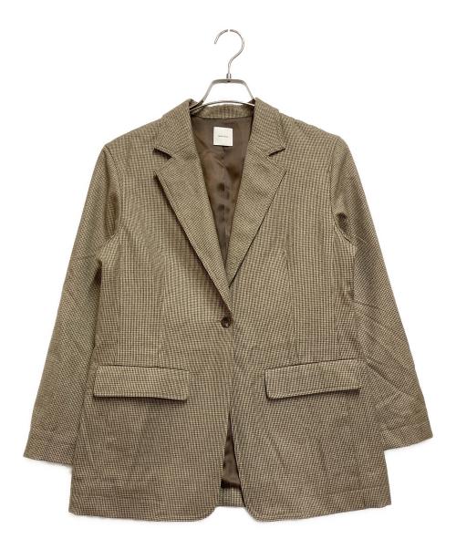 Spick and Span（スピック＆スパン）Spick and Span (スピックアンドスパン) ウールカルゼロングジャケット ブラウン サイズ:36の古着・服飾アイテム