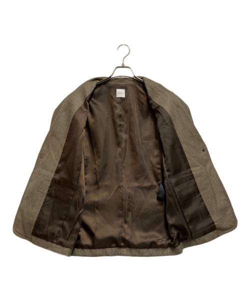 Spick and Span（スピック＆スパン）Spick and Span (スピックアンドスパン) ウールカルゼロングジャケット ブラウン サイズ:36の古着・服飾アイテム