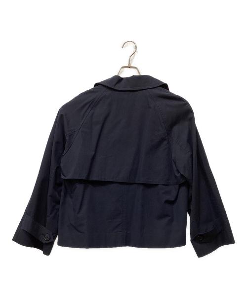 Spick and Span（スピック＆スパン）Spick and Span (スピック＆スパン) ソフトツイルショートトレンチコート ネイビー サイズ:36の古着・服飾アイテム