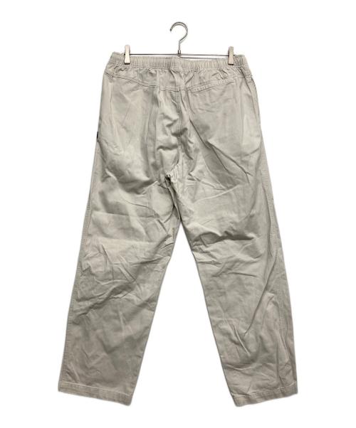 stussy（ステューシー）stussy (ステューシー) BRUSHED BEACH PANT ナチュラル サイズ:Lの古着・服飾アイテム
