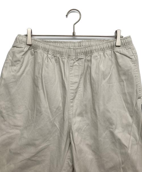 stussy（ステューシー）stussy (ステューシー) BRUSHED BEACH PANT ナチュラル サイズ:Lの古着・服飾アイテム